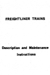FREIGHTLINER TRAINS - Description and
                        Maintenance Instructions