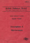 High
                        Capacity Coal Wagon Trains  Description and
                        Maintenance